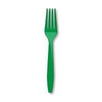 Plastic Forks Festive Green (24 ct)