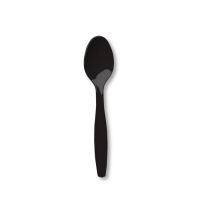 Plastic Spoons Black (24 ct)