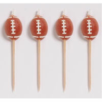 Football Candle Picks (4 ct)