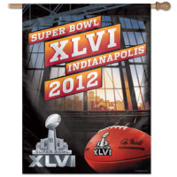 Super Bowl XLVI Vertical Banner